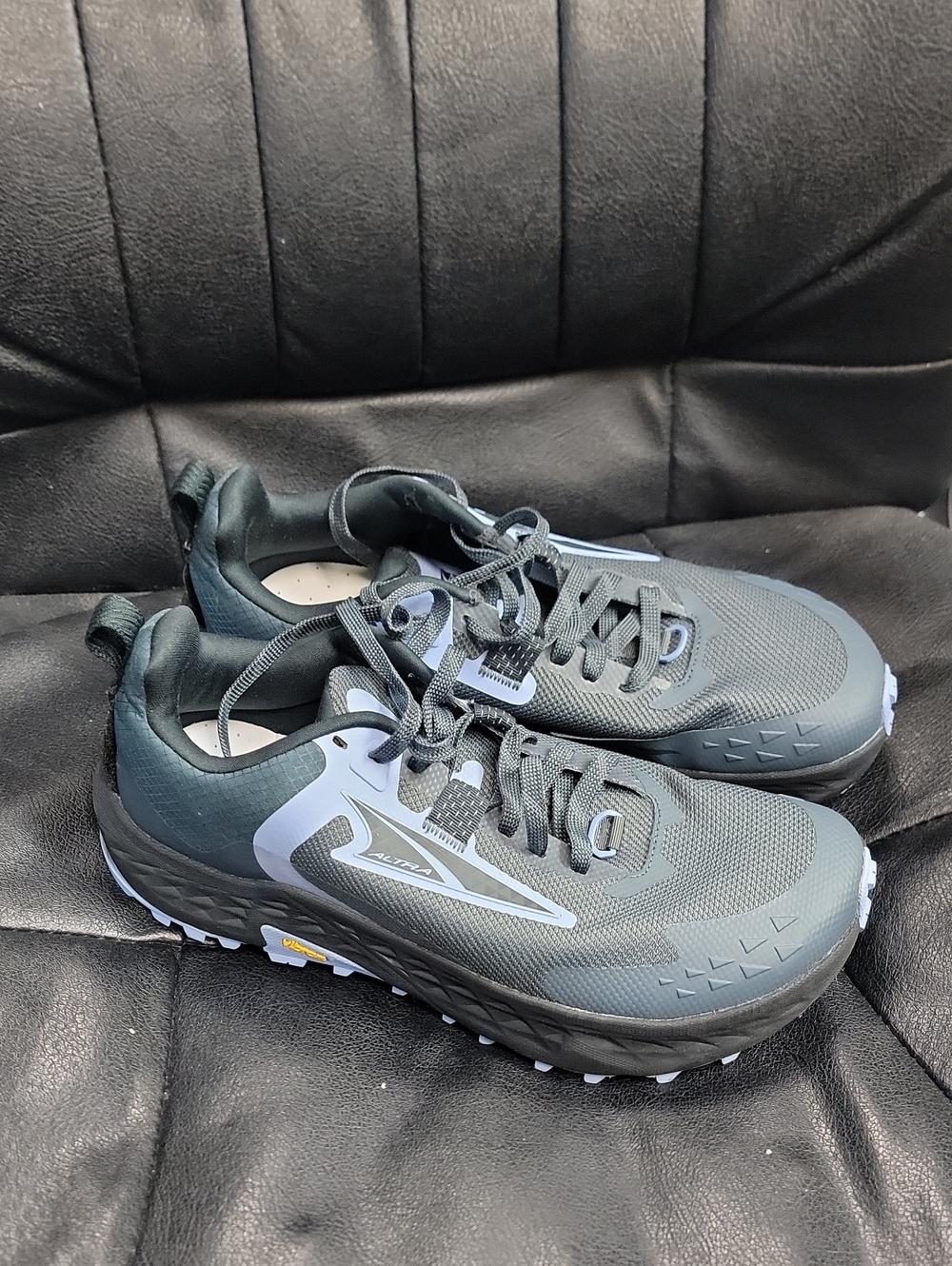 Altra Men's Gray and Black Trail Running Shoes